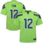 12s Seattle Seahawks Nike Youth Color Rush Game Jersey - Green