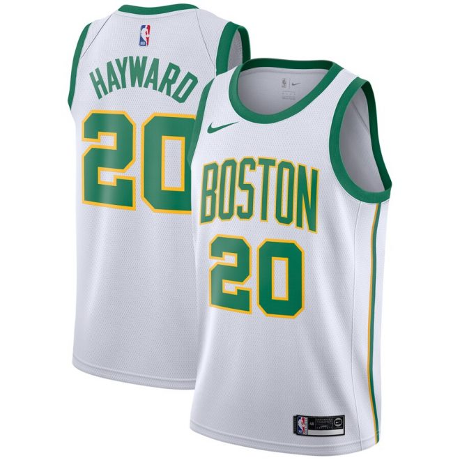Gordon Hayward Boston Celtics Nike Youth 2018/19 Swingman Jersey – City Edition – White