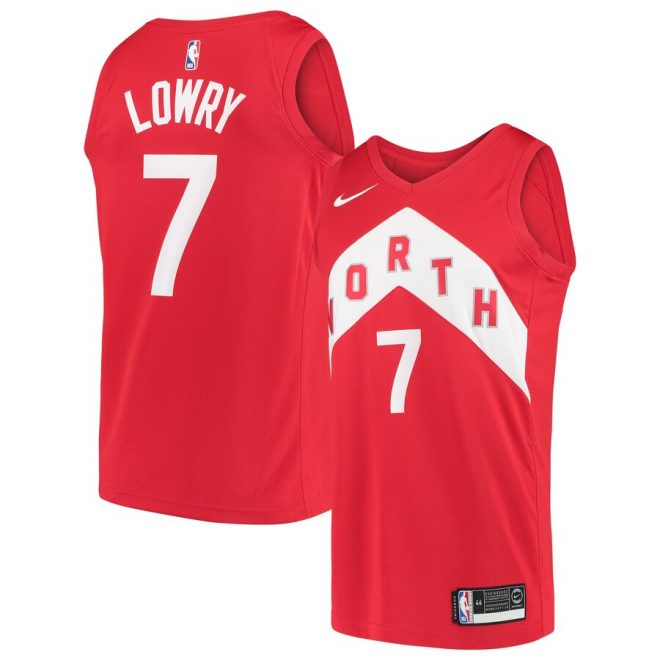 Kyle Lowry Toronto Raptors Nike 2018/19 Swingman Jersey – Earned Edition – Red