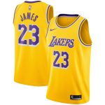 LeBron James Los Angeles Lakers Nike Youth 2018/19 Swingman Jersey Gold – Icon Edition