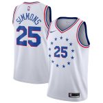Ben Simmons Philadelphia 76ers Nike 2018/19 Swingman Jersey White – Earned Edition