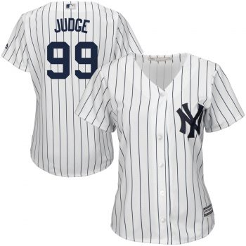 Aaron Judge New York Yankees Majestic Women's Home Cool Base Player Jersey - White