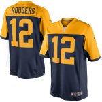Aaron Rodgers Green Bay Packers Nike Limited Alternate Jersey - Navy Blue