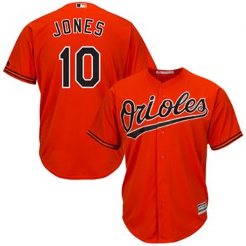 Adam Jones Baltimore Orioles Majestic Cool Base Player Jersey - Orange