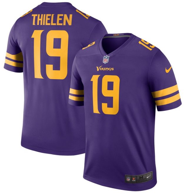 Adam Thielen Minnesota Vikings Nike Color Rush Legend Player Jersey – Purple
