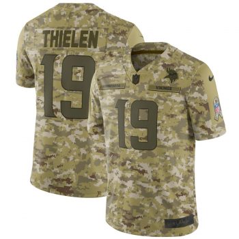 Adam Thielen Minnesota Vikings Nike Salute to Service Limited Jersey – Camo