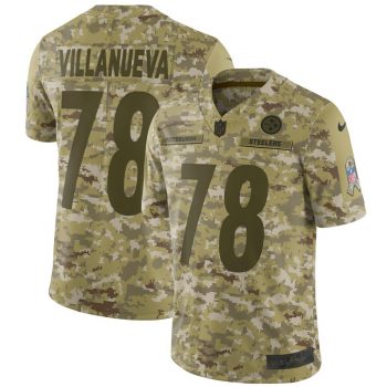 Alejandro Villanueva Pittsburgh Steelers Nike Salute to Service Limited Jersey – Camo