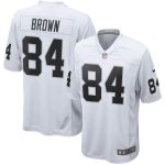 Antonio Brown Oakland Raiders Nike Game Jersey – White