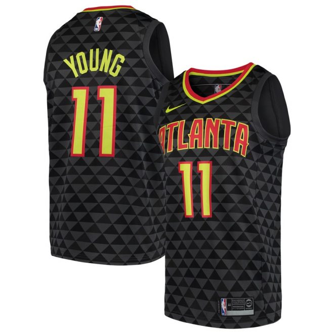 Atlanta Hawks Trae Young Nike Men's Swingman Jersey - Black