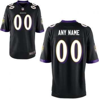 Baltimore Ravens Nike Youth Game Custom Jersey – Purple