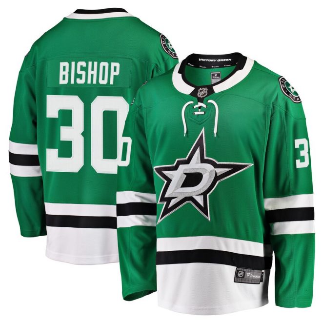 Ben Bishop Dallas Stars Fanatics Branded Breakaway Jersey – Kelly Green