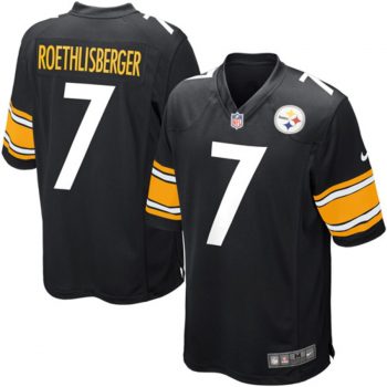 Ben Roethlisberger Pittsburgh Steelers Nike Youth Team Color Game Jersey - Black