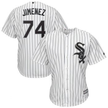 Eloy Jimenez Chicago White Sox Majestic Home Cool Base Player Replica Jersey – White/Black