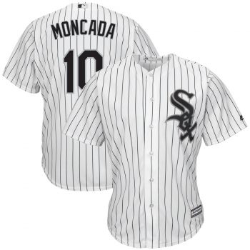 Yoan Moncada Chicago White Sox Majestic Home Official Cool Base Replica Player Jersey - White/Black