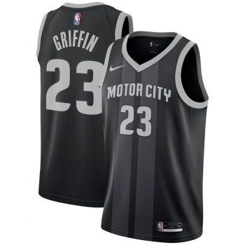 Blake Griffin Detroit Pistons Nike City Edition Swingman Jersey – Black