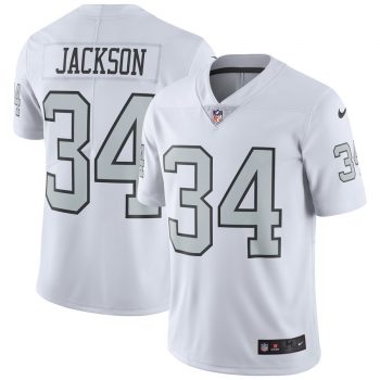 Bo Jackson Oakland Raiders Nike Color Rush Vapor Untouchable Retired Player Limited Jersey – White