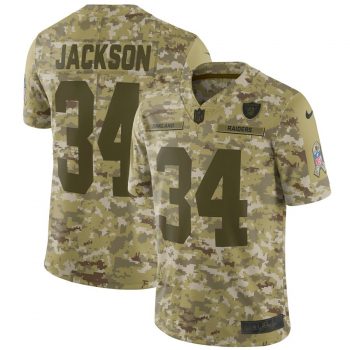Bo Jackson Oakland Raiders Nike Salute to Service Retired Player Limited Jersey – Camo