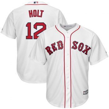 Brock Holt Boston Red Sox Majestic Home Cool Base Replica Player Jersey - White