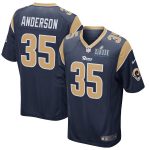 C.J. Anderson Los Angeles Rams Nike Super Bowl LIII Bound Game Jersey – Navy