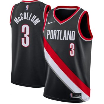 C.J. McCollum Portland Trail Blazers Nike Swingman Jersey Black - Icon Edition