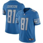 Calvin Johnson Detroit Lions Nike Retired Player Vapor Untouchable Limited Throwback Jersey - Blue