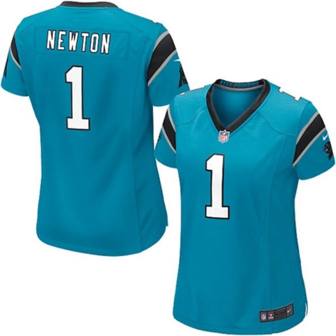 Cam Newton Carolina Panthers Nike Women's Game Jersey - Panther Blue