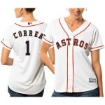 Carlos Correa Houston Astros Majestic Women's Cool Base Player Jersey - White