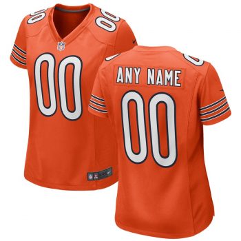 Chicago Bears Nike Women's Alternate Custom Game Jersey – Orange