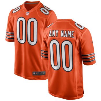Chicago Bears Nike Youth Alternate Custom Game Jersey – Orange