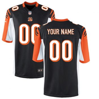 Cincinnati Bengals Nike Youth Custom Game Jersey - Black