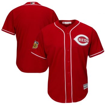 Cincinnati Reds Majestic 2017 Spring Training Cool Base Team Jersey - Scarlet