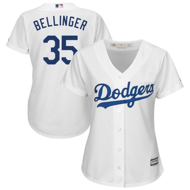 Cody Bellinger Los Angeles Dodgers Majestic Women's Cool Base Player Jersey - White