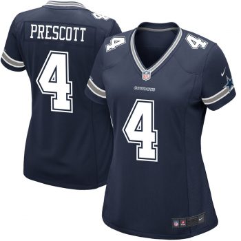 Dak Prescott Dallas Cowboys Nike Girls Youth Game Jersey – Navy