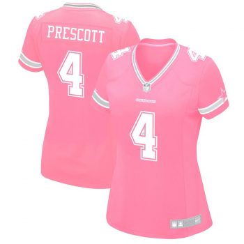 Dak Prescott Dallas Cowboys Nike Women's Game Jersey - Pink