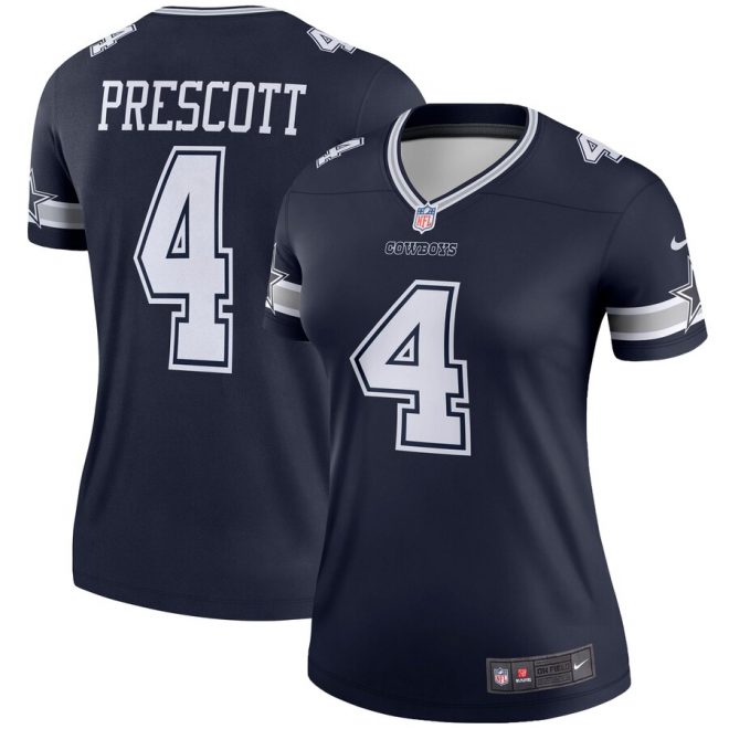 Dak Prescott Dallas Cowboys Nike Women's Legend Jersey – Navy