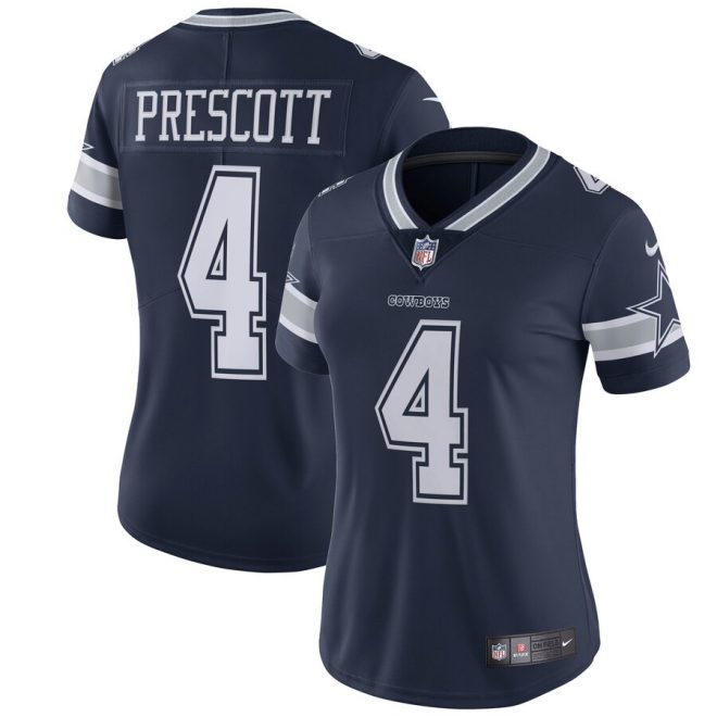 Dak Prescott Dallas Cowboys Nike Women's Vapor Untouchable Limited Jersey - Navy