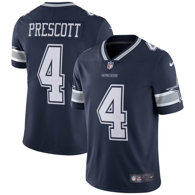 Dak Prescott Dallas Cowboys Nike Youth Vapor Untouchable Limited Player Jersey - Navy