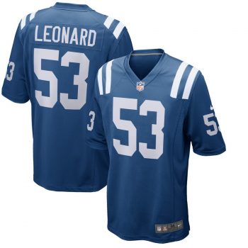 Darius Leonard Indianapolis Colts Nike Player Game Jersey – Royal