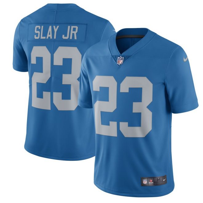 Darius Slay Jr Detroit Lions Nike 2017 Throwback Vapor Untouchable Limited Player Jersey - Blue