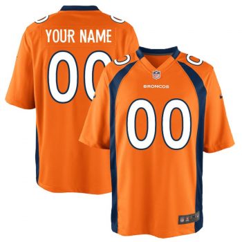 Denver Broncos Nike Custom Game Jersey - Orange