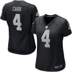 Derek Carr Oakland Raiders Nike Women's Game Jersey - Black