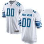 Detroit Lions Nike Custom Game Jersey - White