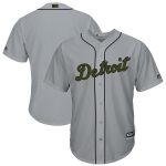 Detroit Tigers Majestic 2017 Memorial Day Cool Base Team Jersey - Gray
