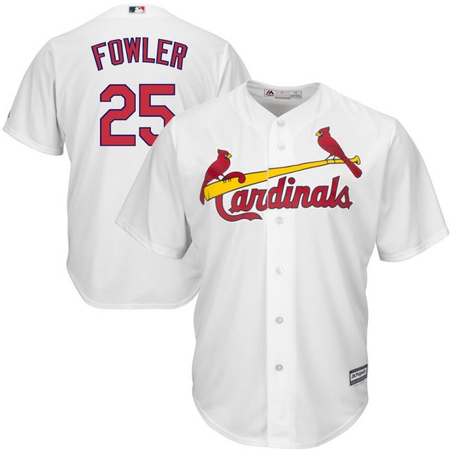 Dexter Fowler St. Louis Cardinals Majestic Home Cool Base Jersey - White