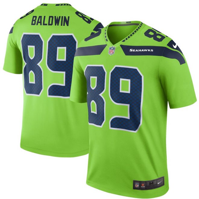 Doug Baldwin Seattle Seahawks Nike Color Rush Legend Jersey - Green