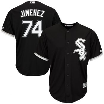 Eloy Jimenez Chicago White Sox Majestic Alternate Cool Base Player Replica Jersey – Black