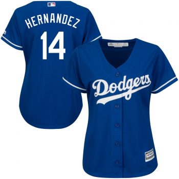 Enrique Hernandez Los Angeles Dodgers Majestic Women's Cool Base Player Jersey -Royal