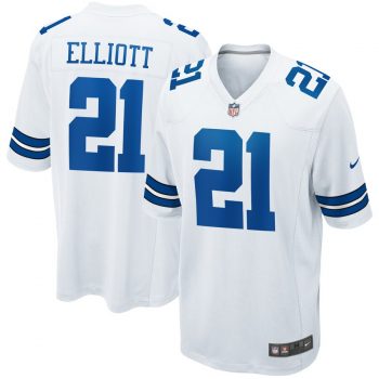 Ezekiel Elliott Dallas Cowboys Nike Game Jersey - White