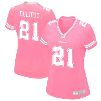 Ezekiel Elliott Dallas Cowboys Nike Women's Game Jersey - Pink