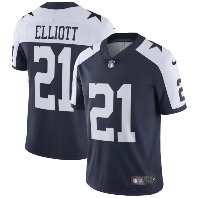 Ezekiel Elliott Dallas Cowboys Nike Youth Alternate Vapor Untouchable Limited Player Jersey - Navy